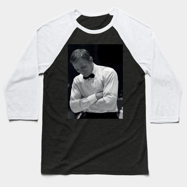 Daniel Craig Baseball T-Shirt by chjannet